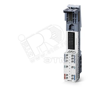 Блок базовый SIMATIC ET 200SP BU20-P6 A2 04D тип C0 клеммы PUSH-IN 2 дополнительные клеммы - SIEMENS