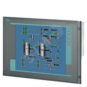 TFT-дисплей SIMATIC Flat Panel 15T 15‘ сенсорный 1024x768 пикселей питание 24В DC и 120/240В AC интерфейсы VGA/DVI-D в комплекте кабель VGA длиной 1.8м - SIEMENS