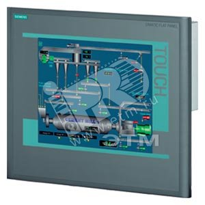 SIMATIC FLAT PANEL 12T, ПЛОСКОПАНЕЛЬНЫЙ СЕНСОРНЫЙ 12-ДЮЙМОВЫЙ TFT-МОНИТОР С РАЗРЕШЕНИЕМ 800X600 ТОЧЕК, =24В, VGA, DVI-D ИНТЕРФЕЙС, VGA-КАБЕЛЬ 1,8M В КОМПЛЕКТЕ - SIEMENS
