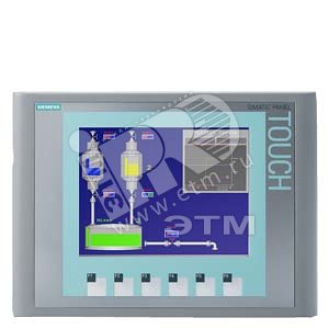 SIMATIC Панель оператора базовая KTP600 BASIC COLOR DP 5.7 с цветным TFT-дисплеем (256 цветов) интерфейс MPI/PROFIBUS DP - SIEMENS
