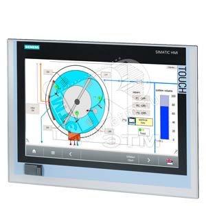 Компьютер промышленный SIMATIC IPC277D панельный 2х10/100/1000 МБит/с ETHERNET RJ45 3хUSB (6AV7881-4AE00-8AA0) - SIEMENS