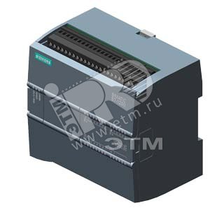 SIMATIC S7-1200 Компактное ЦПУ CPU 1214C DC/DC/DC. Встроенные входы/выходы: 14 DI =24 В 10 DO =24 В 2 AI =0 - 10 В. Блок питания: =20.4 - 28.8 В. - SIEMENS