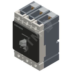 Выключатель автоматический VL160x n стандартная отключающая способность icu=55ka/415 V AC трехполюсный non-automatic максимальный расцепитель magn - SIEMENS