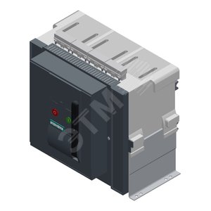 АВТОМАТИЧЕСКИЙ ВЫКЛЮЧАТЕЛЬ 4NO+4NC СТАЦИОНАРНОГО ИСПОЛНЕНИЯ 3-Х A61 = SPECIAL PACKAGING FOR INCREASED ПОЛЮСНЫЙ, ТИПОРАЗМЕР II, МЭК IN=4000A ДО 600V DC TRANSPORT REQUIREMENTS, FOR FOAM PACKAGING ПРИСОЕДИНЕНИЕ ЗАДНЕЕ CARDBOARD PACKAGING ГОРИЗОНТАЛ (3WL1240-8AA32-1AA4-Z) - SIEMENS