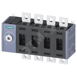 ВЫКЛЮЧАТЕЛЬ-РАЗЪЕДИНИТЕЛЬ 200A, ТР.3, 4-ПОЛ ФРОНТ.УПР. СЛЕВА БАЗ.БЛОК БЕЗ РУЧКИ ПЛОСКИЕ КЛЕММЫ