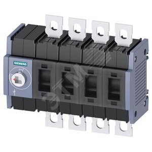 ВЫКЛЮЧАТЕЛЬ-РАЗЪЕДИНИТЕЛЬ 80A, ТР.2, 4-ПОЛ ФРОНТ.УПР. СЛЕВА БАЗ.БЛОК БЕЗ РУЧКИ ПЛОСКИЕ КЛЕММЫ ВКЛЮЧ.