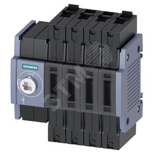 ВЫКЛЮЧАТЕЛЬ-РАЗЪЕДИНИТЕЛЬ 16A, ТР.1, 4-ПОЛ ФРОНТ.УПР. СЛЕВА БАЗ.БЛОК БЕЗ РУЧКИ РАМОЧНЫЕ КЛЕММЫ