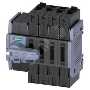 ВЫКЛЮЧАТЕЛЬ-РАЗЪЕДИНИТЕЛЬ 63A, ТР.1, 4-ПОЛ ФРОНТ.УПР. СЛЕВА КОМПЛЕКТНОЕ УСТР. С СЕРОЙ РУЧКОЙ РАМОЧНЫ