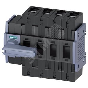 ВЫКЛЮЧАТЕЛЬ-РАЗЪЕДИНИТЕЛЬ 125A, ТР.2, 4-ПОЛ ФРОНТ.УПР. СЛЕВА КОМПЛЕКТНОЕ УСТР. С СЕРОЙ РУЧКОЙ РАМОЧН