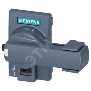 РУКОЯТКА ПРЯМОГО ПРИВОДА ПЛОСКОГО ТИПА DIN43880 СЕРЫЙ ДЛЯ ТИПОРАЗМЕРА 1 - SIEMENS