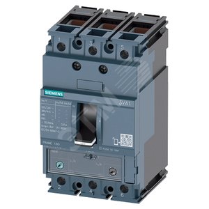 CIRCUIT BREAKER 3VA1 IEC FRAME 160 BREAKING CAPACITY CLASS M ICU=55KA @ 415 V 3-POLE, LINE PROTECTION TM240, ATAM, IN=20A OVERLOAD PROTECTION IR=14A ...20A SHORT CIRCUIT PROTECTION II=8...16 X IN CABLE CONNECTION UNDERVOLTAGE RELEASE (UVR) 24 V