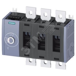 Выключатель-разъединитель 690В 500А трехполюсный - SIEMENS