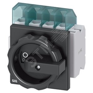 ГЛАВНЫЙ УПРАВЛЯЮЩИЙ ПЕРЕКЛЮЧАТЕЛЬ 4-ПОЛЮСНЫЙ IU=25, P/AC-23A AT 400V=9, 5KW 1НO+1НЗ,, ДЛЯ ФРОНТАЛЬНО - SIEMENS