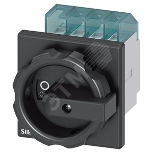 ГЛАВНЫЙ/АВАРИЙНЫЙ ВЫКЛЮЧАТЕЛЬ 3 ПОЛЮСА IU=16, P/AC-23A ПРИ 400V=7,5KW ПЕРЕДНЕГО КРЕПЛЕНИЯ КРЕПЛЕНИЕ