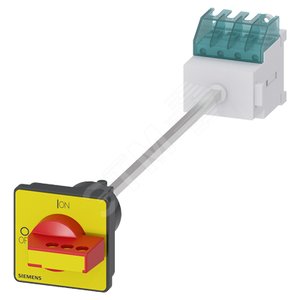 ГЛАВНЫЙ/АВАРИЙНЫЙ ВЫКЛЮЧАТЕЛЬ 3-ПОЛЮСНЫЙ IU=16, P/AC-23A AT 400V=7.5KW WITH DEFEATABLE DOOR COUPLING