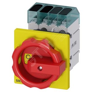 Главный выключатель 3-пол. + N, lu 16A рабоч.коммутация при AC-23 A при 400В 7,5кВт фронт уст. базов