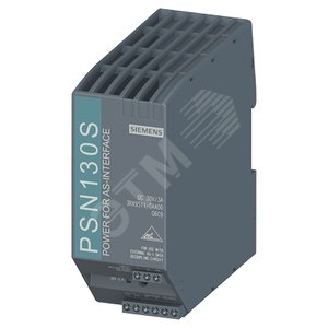 Блок питания PSN130S для AS-i вход - 120 V / 230 V AС, выход - 30 V DC, 3 A, IP20, без развязки данн - SIEMENS