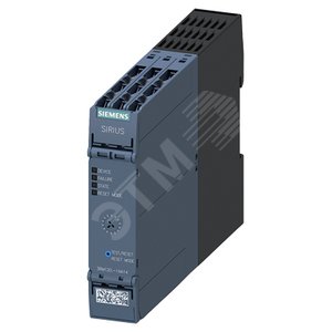 Пускатель реверсивный компактный SIRIUS 3RM1, номинальное рабочее напряжение до 500 В АС, диапазон уставок номинального рабочего тока 1,6-7,0 A, номинальное питающее напряжение управления US 110-230 В AC, винтовые клеммы