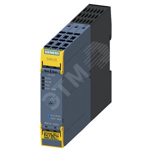 Пускатель реверсивный компактный SIRIUS 3RM1 для систем безопасности, номинальное рабочее напряжение до 500 В АС, диапазон уставок номинального рабочего тока 0.1-0.5 A, номинальное питающее напряжение управления US 24 В DC, винтовые клеммы главн