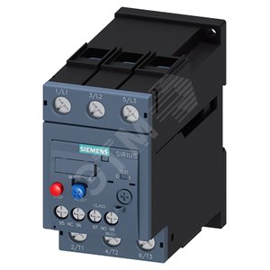 Реле перегрузки 54-65 A, для защиты электродвигателя, типоразмер S2, класс 10, отдельная установка, главная цепь - винтовые клеммы, вспомогательная цепь -винтовые клеммы, сброс ручной-авто