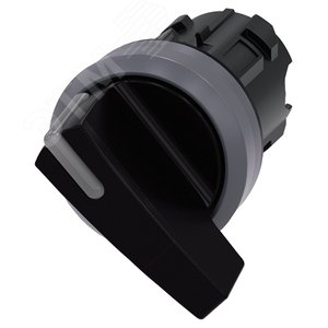 Переключатель рычажный с подсветкой, 22 мм, круглый, пластмасса с металлическим фронтальным кольцом,