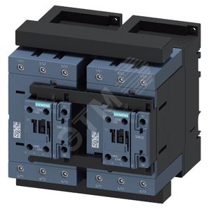 Комбинация реверсивная, AC-3, 55 кВт 400 В, 110 В AC/50/60 Гц трехполюсная, типоразмер S3 винтовой з