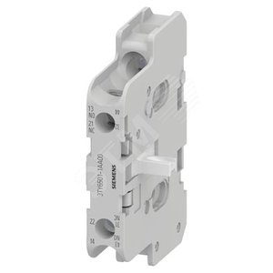 БЛОК ДОПОЛНИТЕЛЬНЫХ КОНТАКТОВ ДЛЯ КОНТАКТОРОВ 3TB44-50, 3TC4 ДЛЯ УСТАНОВКИ СЛЕВА ИЛИ СПРАВА (ЗАМЕНА ДЛЯ 3TY6501-1A/-1B)