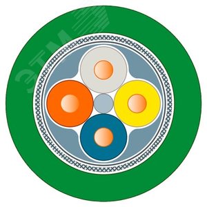 IE FC TP Стандартный кабель GP 2х2 (PROFINET Type A), CAT5E, шинный кабель 4-жильный, экранированный - SIEMENS