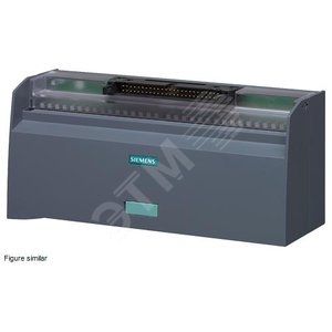 Блок терминальный TPA с 3х-проводным подключением для аналоговых модулей SIMATIC S7-1500, тип - втычные (Push-In) клеммы без светодиодной индикации, 1 штук в упаковке, 50-полюсный IDC-разъём для кабеля