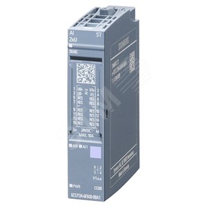 Модуль аналогового ввода SIMATIC ET 200SP AI 2X U ST 16 бит - SIEMENS