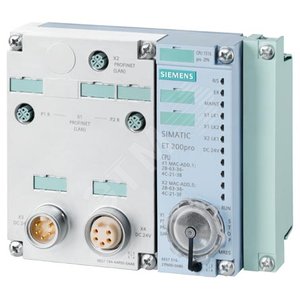 ЦПУ SIMATIC DP 1516PRO-2 PN для ET 200pro с рабочей памятью 1 МБ для программы и 5 МБ для данных