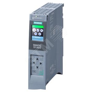 Процессор центральный SIMATIC S7-1500, CPU 1513-1 PN, рабочая память 300 кБ для программы           и 1,5 МБ для данных, 1 интерфейс - PROFINET IRT с 2х-портовым коммутатором, производительность 40 нсна битовую операцию, - SIEMENS