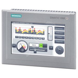 Панель оператора SIMATIC HMI 7 дюймов, 16 млн цветов, интерфейс Profinet, интерфейс MPI/PROFIBUS DP, 12 МБ пользовательской памяти, Windows CE 6.0, настройка в среде WinCC Comfort V13 SP1 с HSP (6AV2124-0GC13-0AX0)