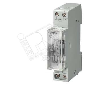 СИНХРОННЫЙ ТАЙМЕР СУТОЧНЫЙ 1НО 230V/50HZ 1МОД. 59,5MM N-ТИП - SIEMENS