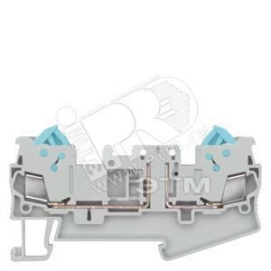 КЛЕММА ИЗОЛИРОВАННАЯ  БЫСТРОЕ ПОДСОЕДИНЕНИЕ: 0.25 -1.5 MM2, ШИРИНА: 5.2 MM, СЕРАЯ - SIEMENS