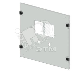 Крышка с вырезами: 2 измерителя, 2 выключателя 96X96/H400/W600 - SIEMENS
