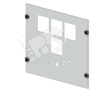 Крышка с вырезами: 4 измерителя, 1 выключатель 96X96/H400/W800 (8PQ2040-8BA03) - SIEMENS