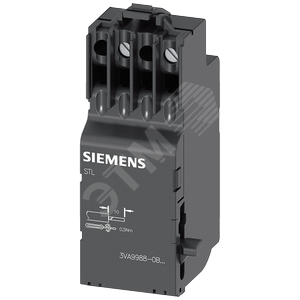 НЕЗАВИСИМЫЙ РАСЦЕПИТЕЛЬ С УСТАНОВКОЙ СЛЕВА 48-60 В ПЕР. ТОКА 50/60 ГЦ / ПОСТ. ТОКА ПРИНАДЛЕЖНОСТЬ ДЛЯ 3VA ДО 630 A