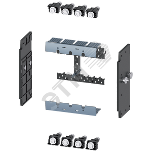 ВЫКАТНАЯ КОРЗИНА КОМПЛЕКТ ПРЕОБРАЗОВАНИЯ ВЫКЛЮЧАТЕЛЯ ПРИНАДЛЕЖНОСТЬ ДЛЯ 4-ПОЛ. 3VA2 100/160/250