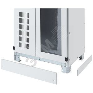 SIVACON sicube, base covers, H: 100 mm, D: 500 mm, RAL 7035 - SIEMENS