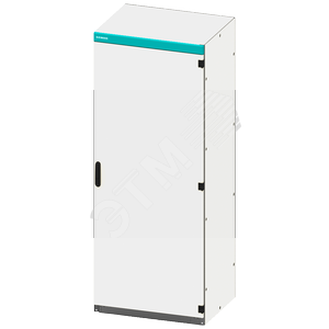SIVACON sicube, unequipped, empty enclosure, IP40, H: 2200 mm, W: 800 mm, D: 500 mm (8MF1285-3BS4) - SIEMENS