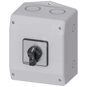 Переключатель 3 полюса iu=32, p/ac-23a при 400v=11,5kw 2 n-клеммы корпус из изоляционного материала , ip65 - SIEMENS