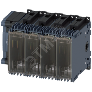 Выключатель-разъединитель предохранительный 32A тр-1 4-пол для LV HRC предохранителей тр-000 переднее управление слева базовый блок без ручки рамочные клеммы