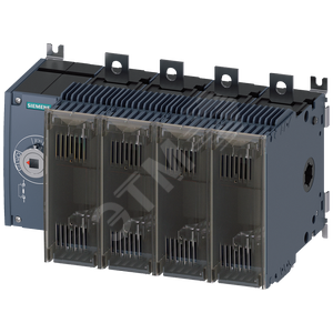 ПРЕДОХРАНИТЕЛЬНЫЙ ВЫКЛЮЧАТЕЛЬ-РАЗЪЕДИНИТЕЛЬ 250A, ТИПОРАЗМЕР 3, 4-ПОЛ FOR LV HRC ПРЕДОХРАНИТЕЛЬ ТИПО