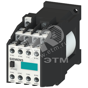 Контактор вспомогательный 80E DIN EN 50011 8НО винтовые зажимы DC 125V - SIEMENS