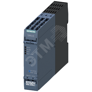 Пускатель реверсивный компактный SIRIUS 3RM1, номинальное рабочее напряжение до 500 В АС, диапазон уставок номинального рабочего тока 0,4-2,0 A, номинальное питающее напряжение управления US 110-230 В AC, винтовые клеммы (3RM1202-1AA14)