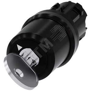 Актуатор поворотного переключателя с ключом CES 22мм пластик замок SSG10 2 ключа 2 положения: O-I