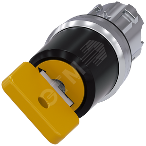 Актуатор поворотного переключателя с ключом o.m.r., 22мм, круглый, глянцевый металл, номер замка 730