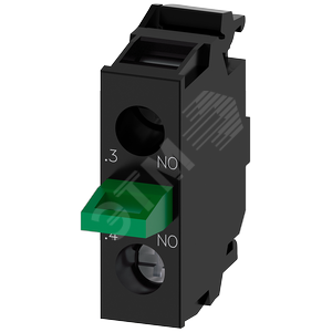 Модуль контактный с 1 контактным элементом, 1 ЗМК, позолоченные контакты, винтовой зажим, для монтаж