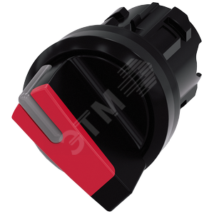 3SU1002-2BC20-0AA0 АКТУАТОР ПОВОРОТНОГО ПЕРЕКЛЮЧАТЕЛЯ С ВОЗМОЖНОСТЬЮ ПОДСВЕТКИ, 22MM, КРУГЛ., ПЛАСТИ